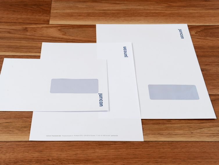 Professionelle Umsetzung von Briefschaften und Geschäftsdrucksachen durch die Firma Wallimann Druck und Verlag AG