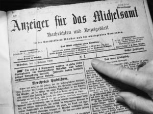 Die erste Ausgabe des «Anzeiger Michelsamt» im Jahre 1908