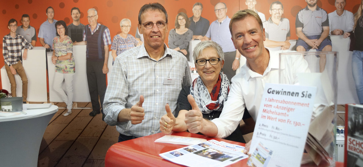 Wallimann Druck und Verlag AG an der Gewerbeausstellung Stärne füfi in Beromünster