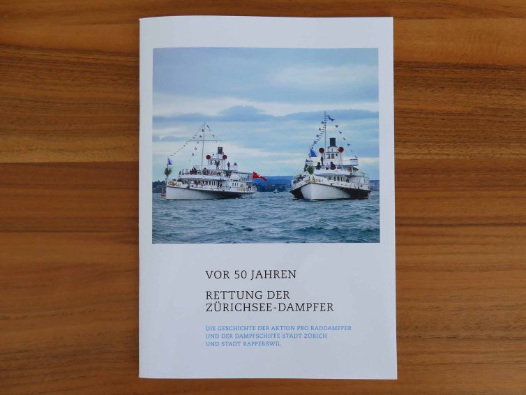 Das Magazin "Rettung der Zürichsee-Dampfer" wurde von Wallimann Druck gedruckt.