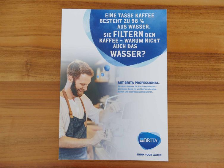Broschüre von BRITA Wasser-Filter-Systeme.