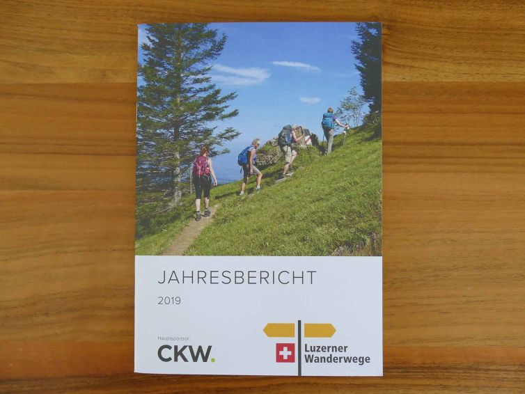 Jahresbericht 2019 für Luzerner Wanderwege.