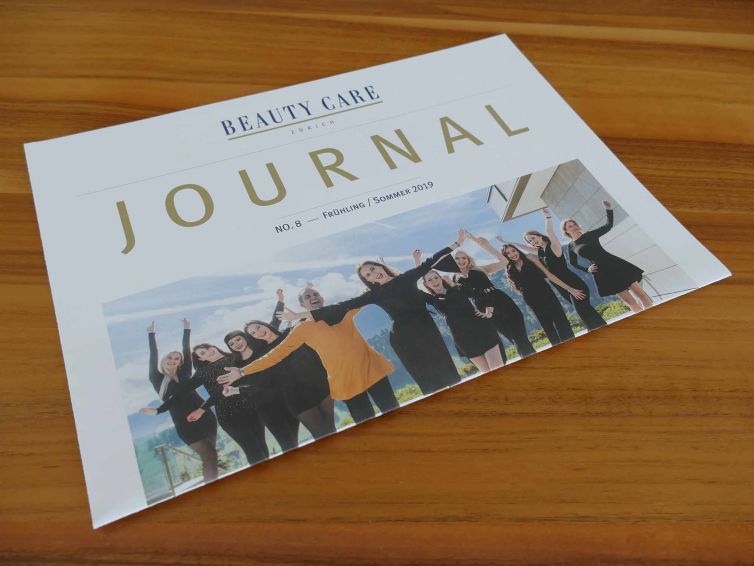 Die Kundenzeitung von Beauty Care wird bei Wallimann Druck und Verlag AG gedruckt.