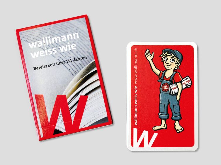 Jasskarten können bei Wallimann Druck und Verlag AG mit persönlichem Bild bedruckt werden.