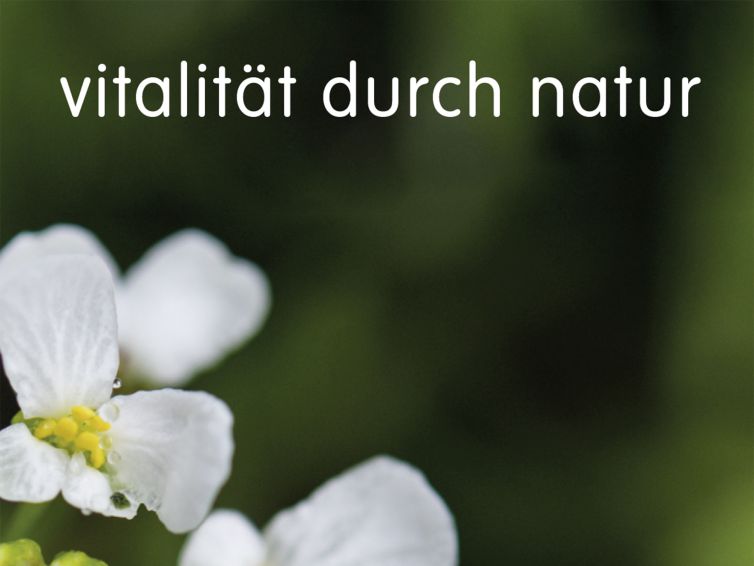 Viatlität durch natur, der Slogan wurde von Wallimann Druck kreiert.