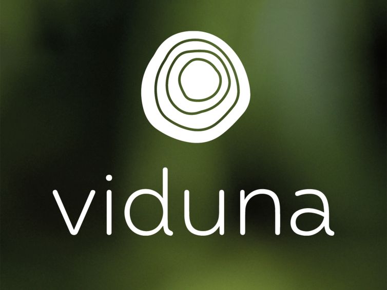 Gestaltung von Logo für die Firma Viduna Praxis Komplementärmedizin in Rain.