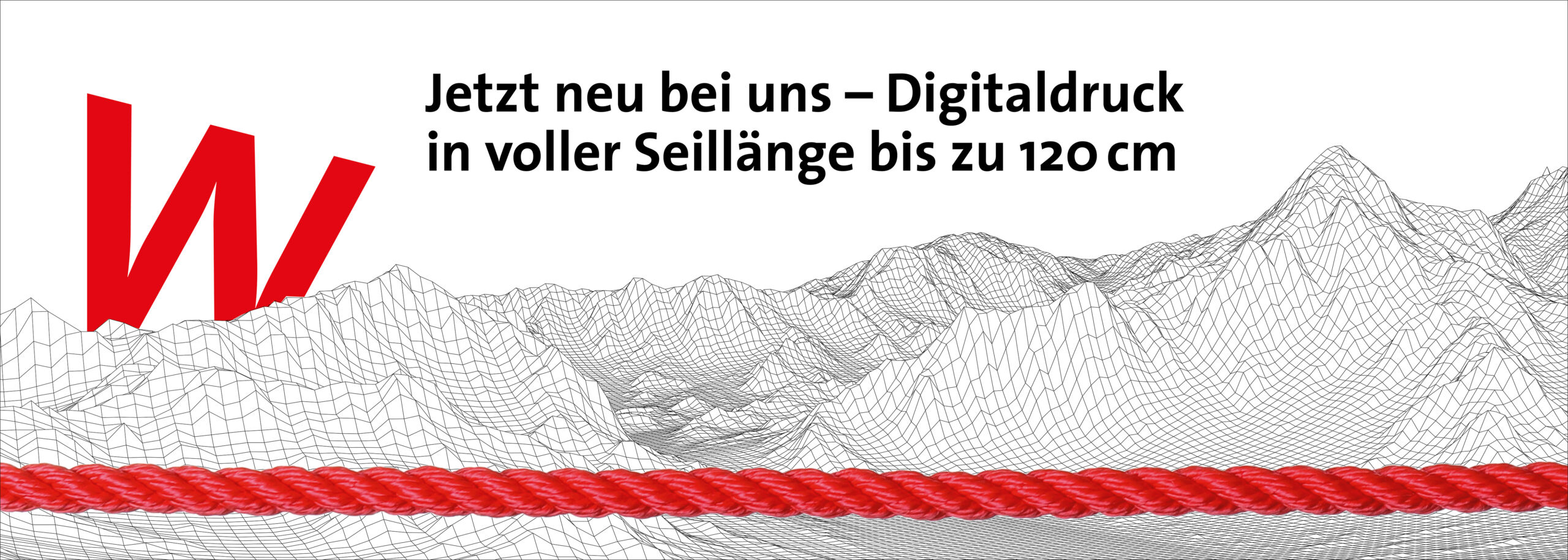 Header, Wandern, Seil, Rot