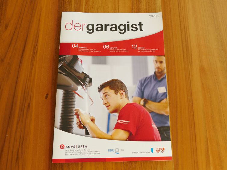 Kundenmagazin, Borschüre, der garagist