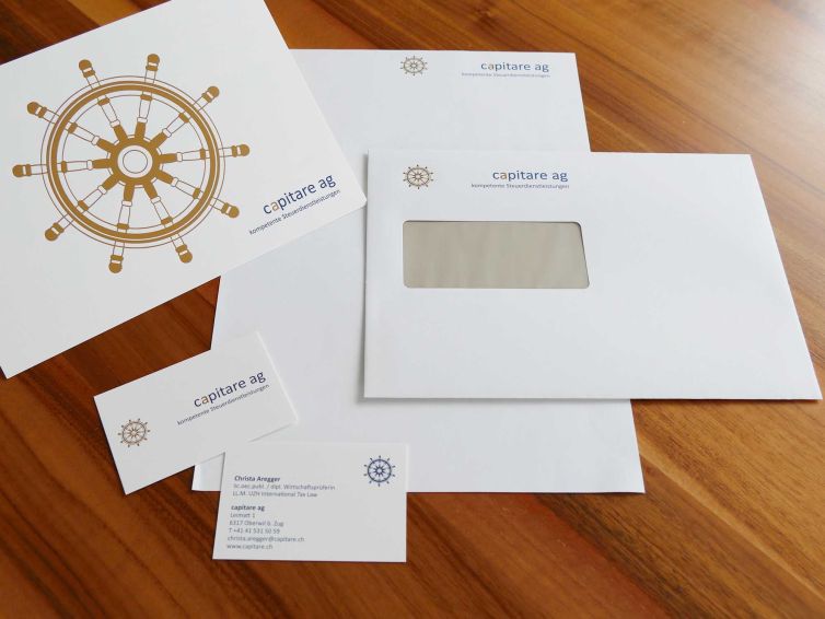 Briefschaft, CI/CD, Kuvert, Briefblatt, Visitenkarte