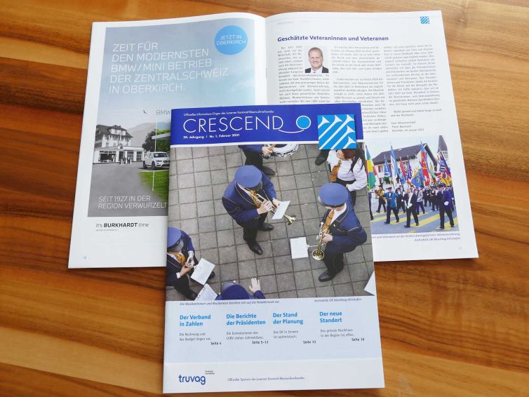 Magazin, Crescendo, Cover, Innenansicht