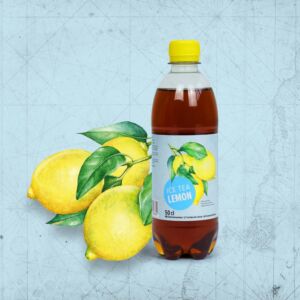 Etikette Ice Tea Lemon von Transgourmet