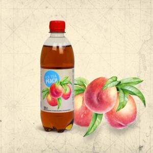 Etikette Ice Tea Peach von Transgourmet