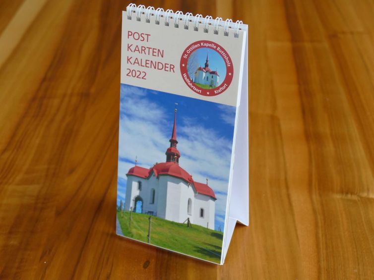 Tischkalender, das perfekte Kundengeschenk, hergestellt von der Wallimann Druck und Verlag AG, Kalender, Postkartenkalender