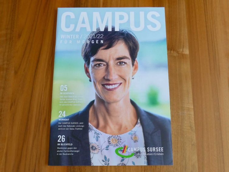 Hausmagazin, Magazin, Kundenzeitschrift, Campus Sursee, Wallimann Druck und Verlag AG, Beromünster, Campus Sursee Seminarzentrum AG, Oberkirch