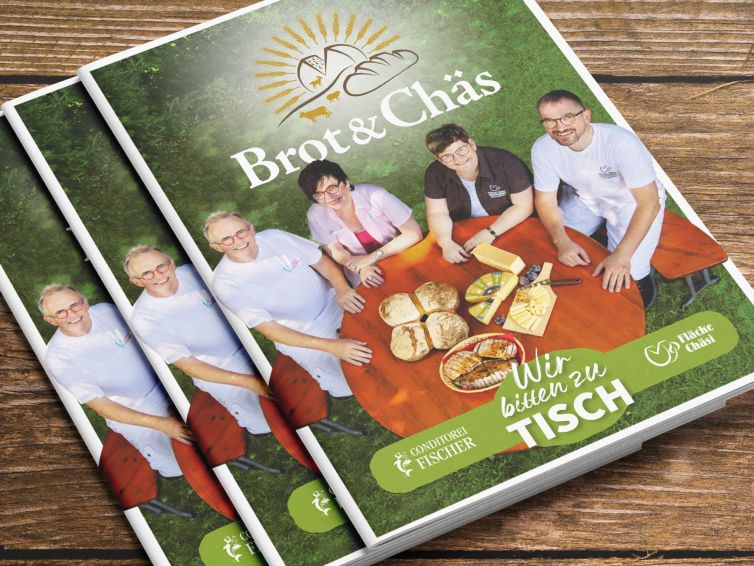 Cover der Broschüre Brot und Chäs aus dem Herbst 2023